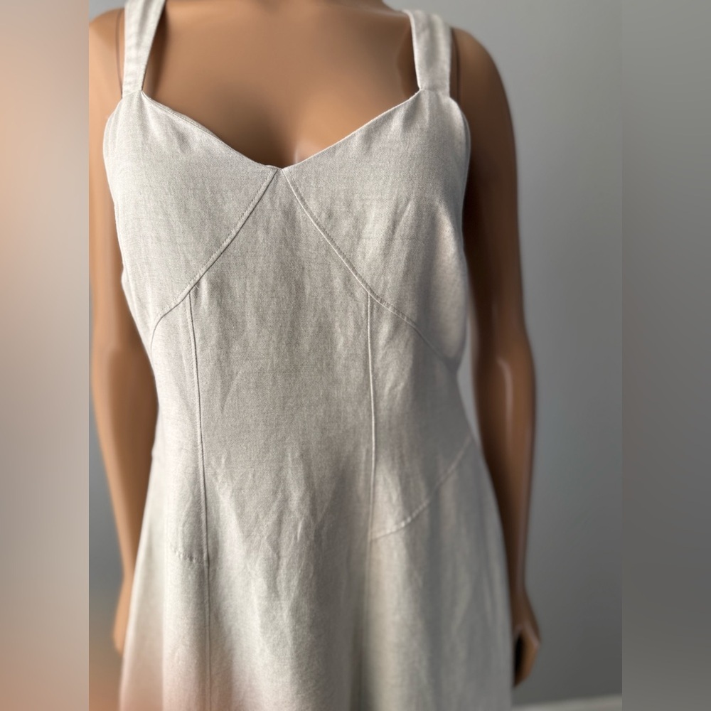 LOFT Cream Midi Dress - Picture 9 of 16